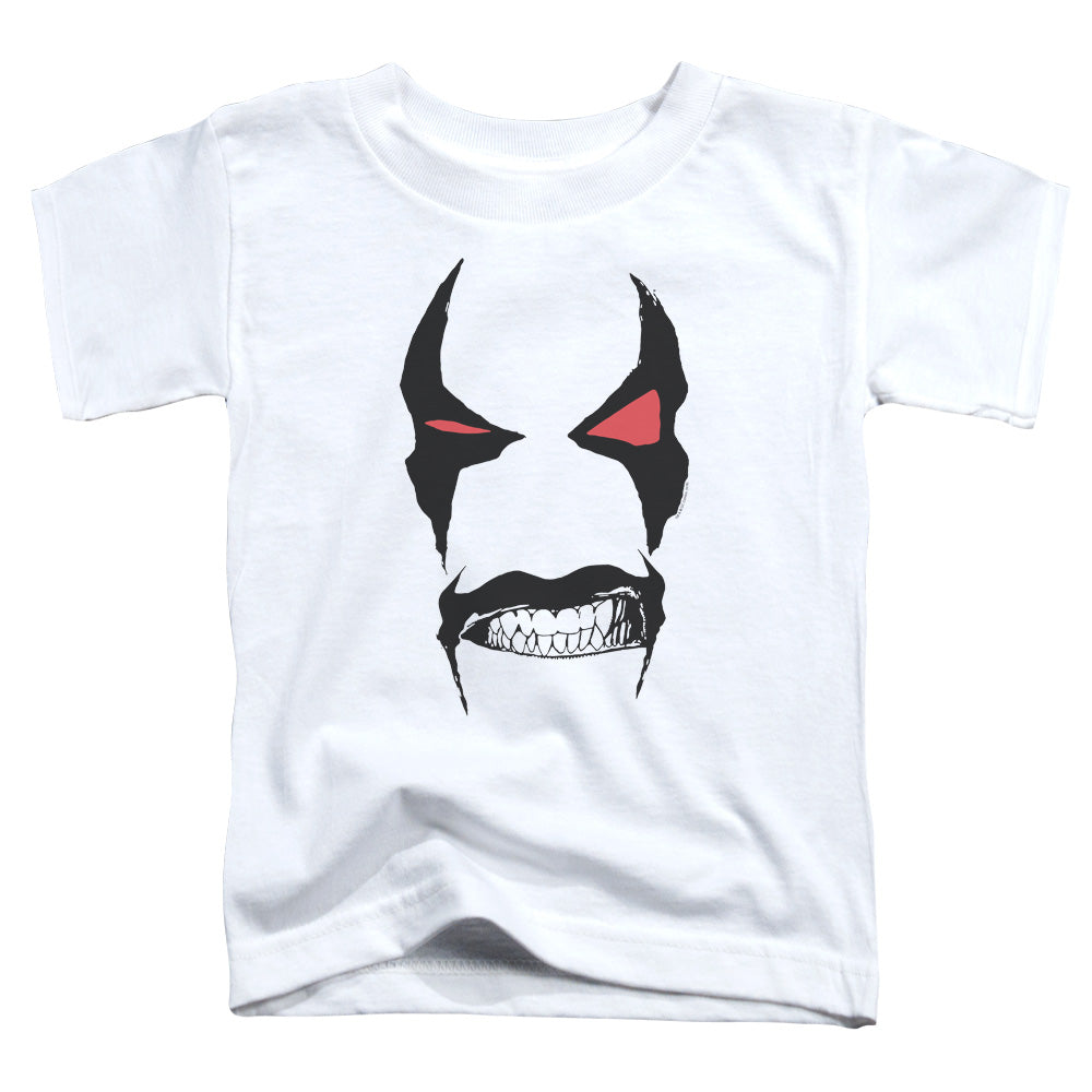 Justice League Lobo Face Toddler Kids Youth T Shirt White