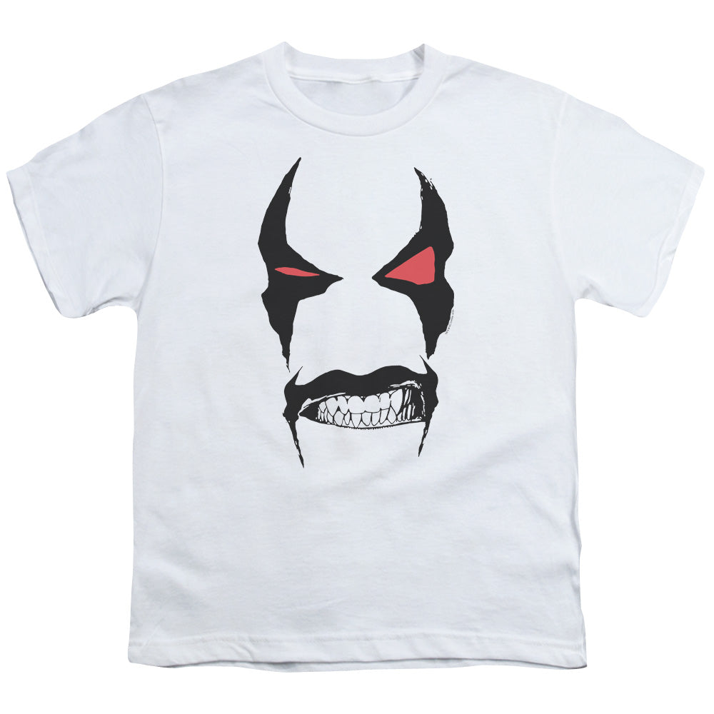 Justice League Lobo Face Kids Youth T Shirt White