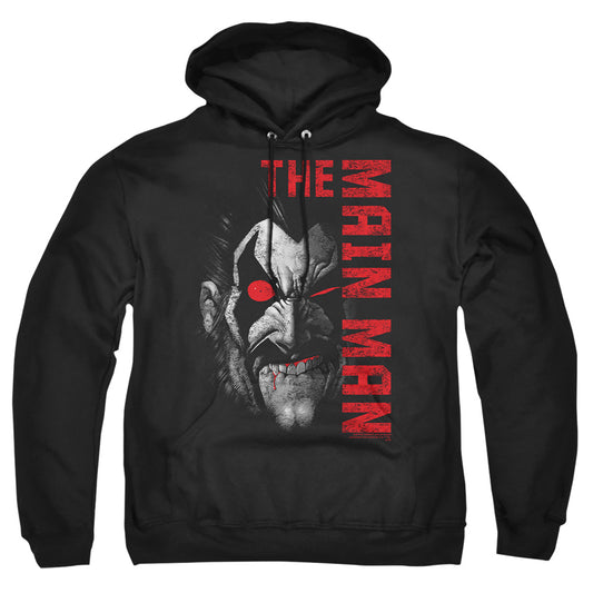 Justice League Of America Main Man Mens Hoodie Black Officially Licensed
