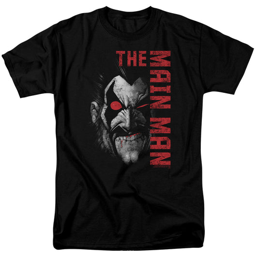 Justice League Main Man Mens T Shirt Black