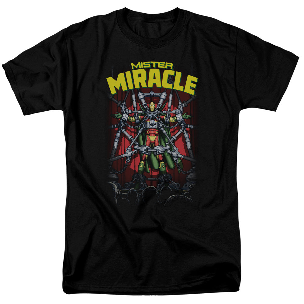 Justice League Mister Miracle Mens T Shirt Black