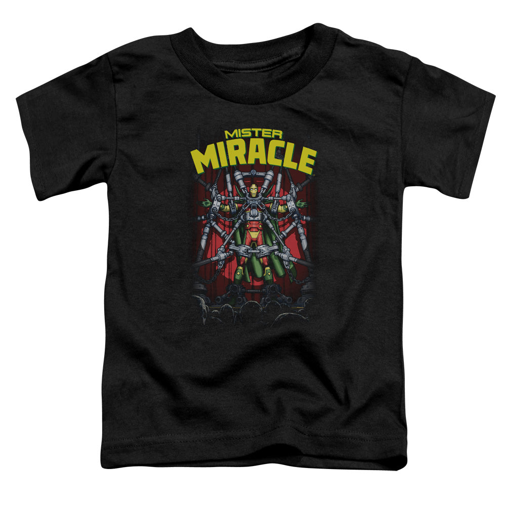 Justice League Mister Miracle Toddler Kids Youth T Shirt Black