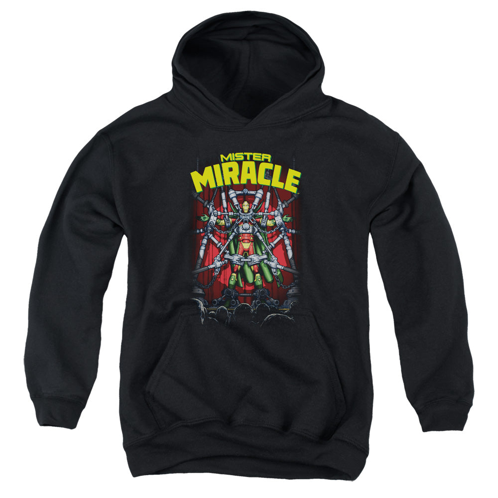Justice League Mister Miracle Kids Youth Hoodie Black
