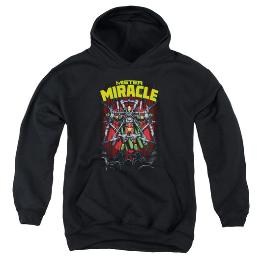 Justice League Mister Miracle Kids Youth Hoodie Black