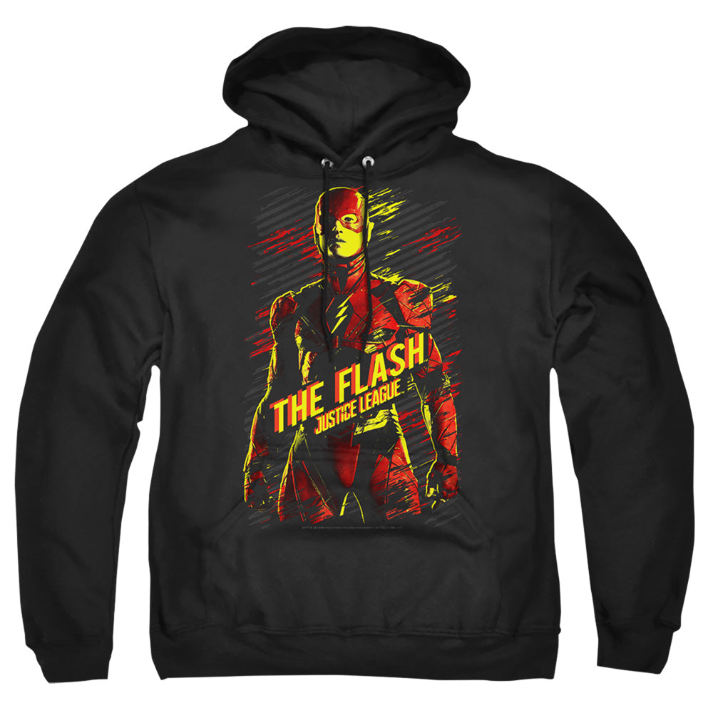 Justice League Movie The Flash Mens Hoodie Black