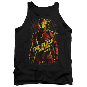 Justice League Movie the Flash Mens Tank Top Shirt Black