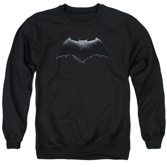 Justice League Movie Batman Logo Mens Crewneck Sweatshirt Black