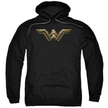 Load image into Gallery viewer, Justice League Movie Wonder Woman Logo Mens Hoodie Black