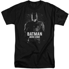 Load image into Gallery viewer, Justice League Movie Batman Mens Tall T Shirt Black