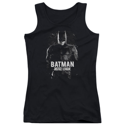 Justice League Movie Batman Womens Tank Top Shirt Black