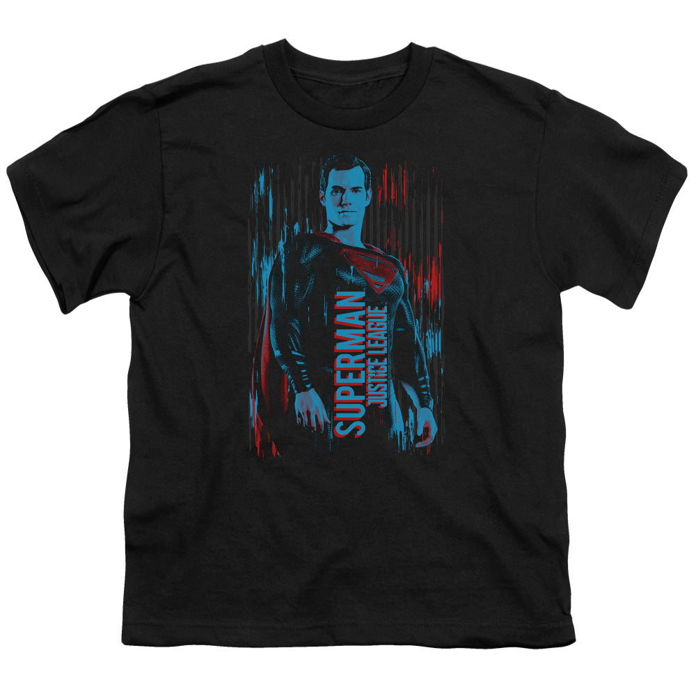 Justice League Movie Superman Kids Youth T Shirt Black