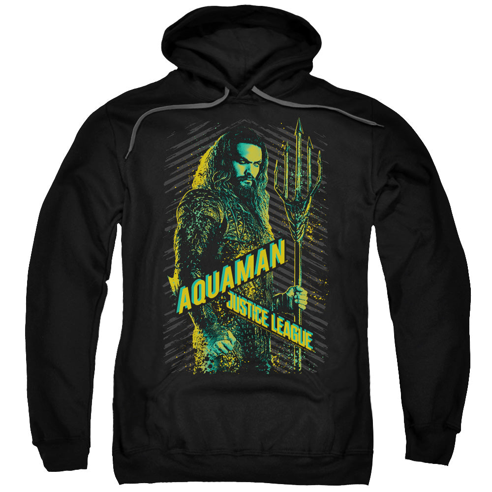 Justice League Movie Aquaman Mens Hoodie Black