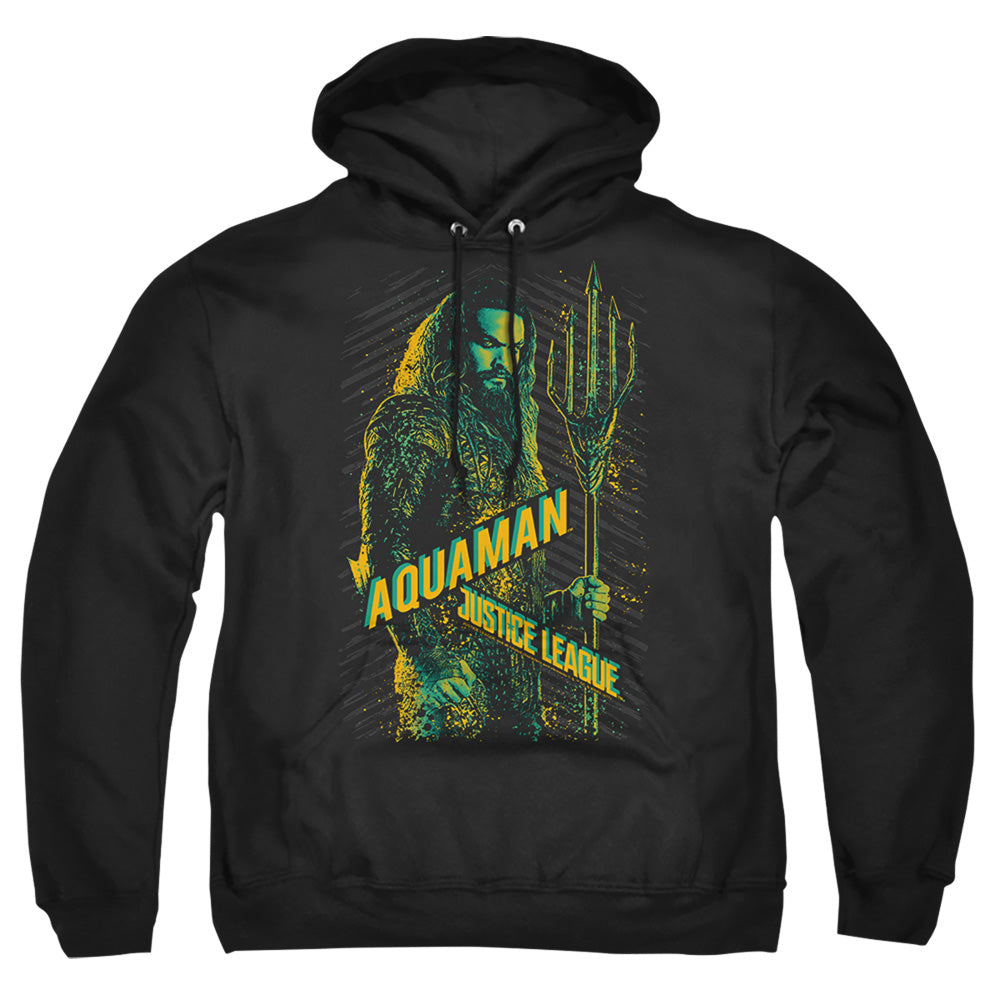 Justice League Movie Aquaman Mens Hoodie Black