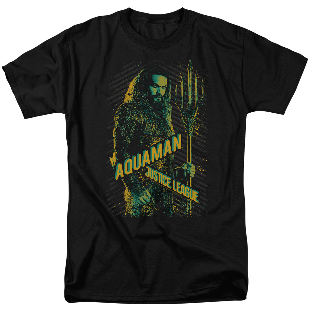 Justice League Movie Aquaman Mens T Shirt Black