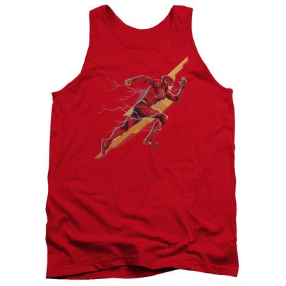 Justice League Movie Flash Forward Mens Tank Top Shirt Red