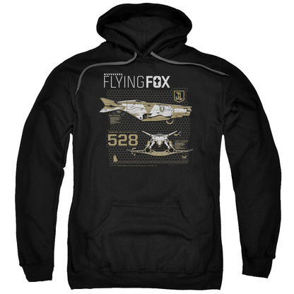 Justice League Movie Flying Fox Mens Hoodie Black
