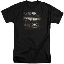 Load image into Gallery viewer, Justice League Movie Flying Fox Mens Tall T Shirt Black