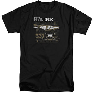 Justice League Movie Flying Fox Mens Tall T Shirt Black