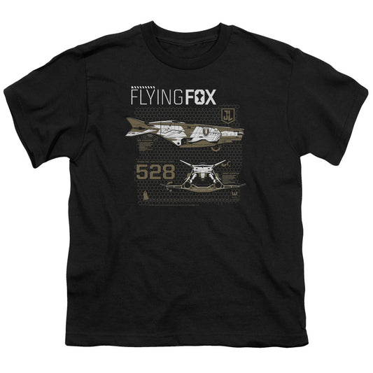 Justice League Movie Flying Fox Kids Youth T Shirt Black