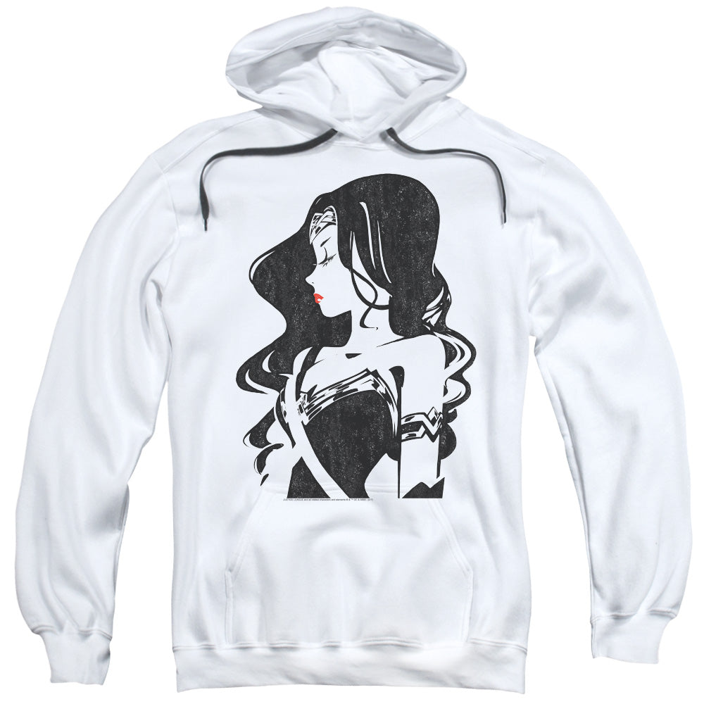 Justice League Movie Profile Mens Hoodie White