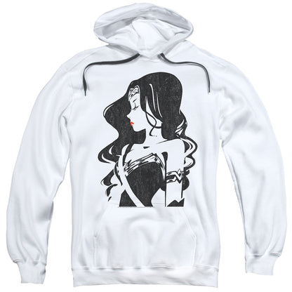 Justice League Movie Profile Mens Hoodie White