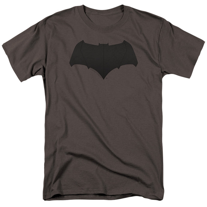 Justice League Movie Batman Logo Mens T Shirt Charcoal