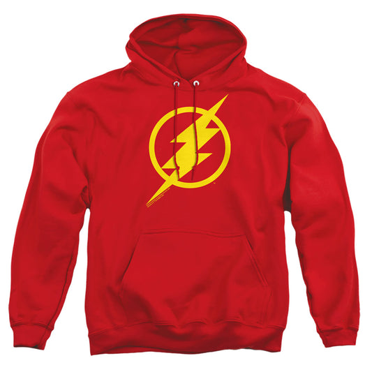 Justice League Movie Flash Solid Color Mens Hoodie Red