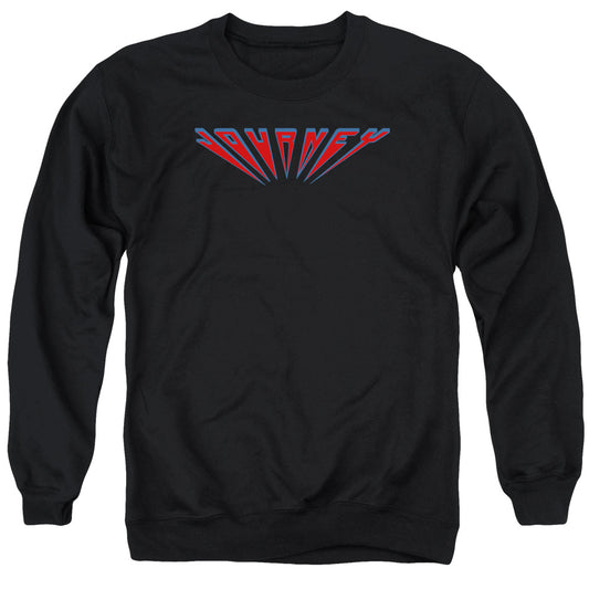 Journey Perspective Logo Mens Crewneck Sweatshirt Black