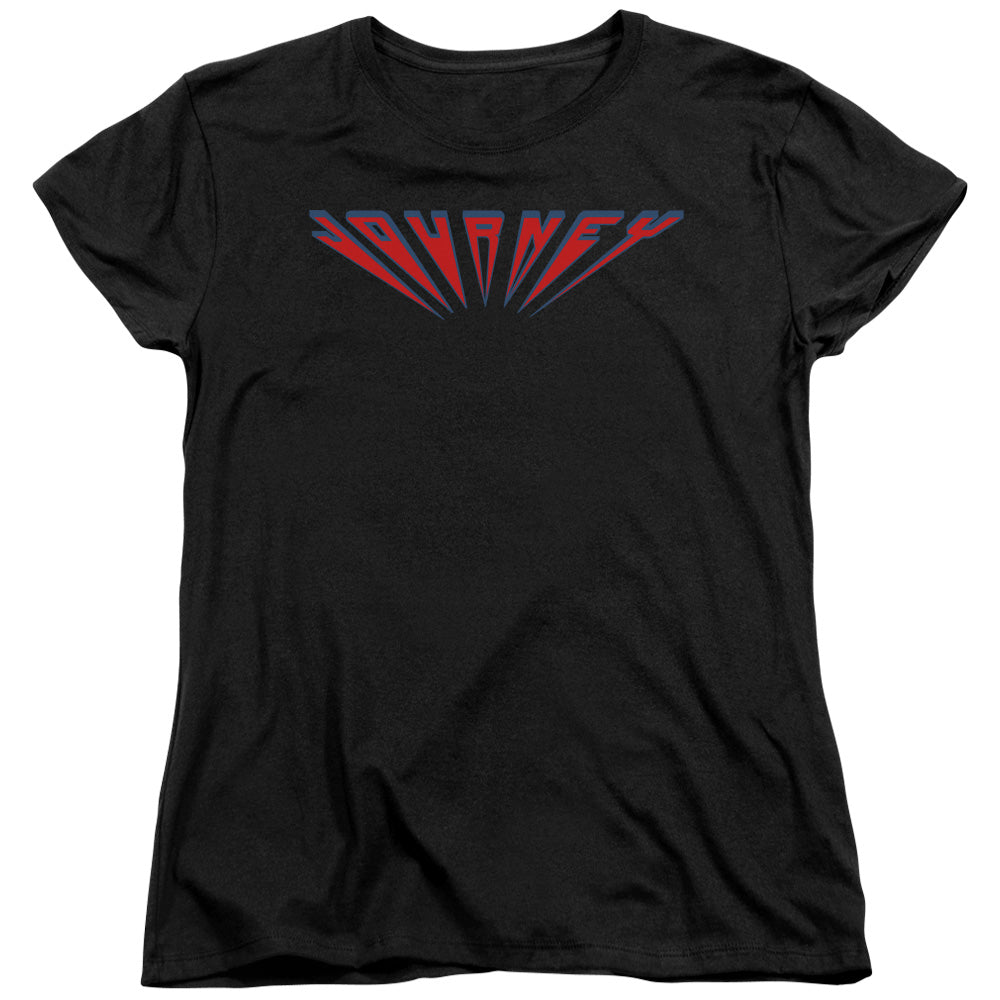 Journey Perspective Logo Womens T Shirt Black