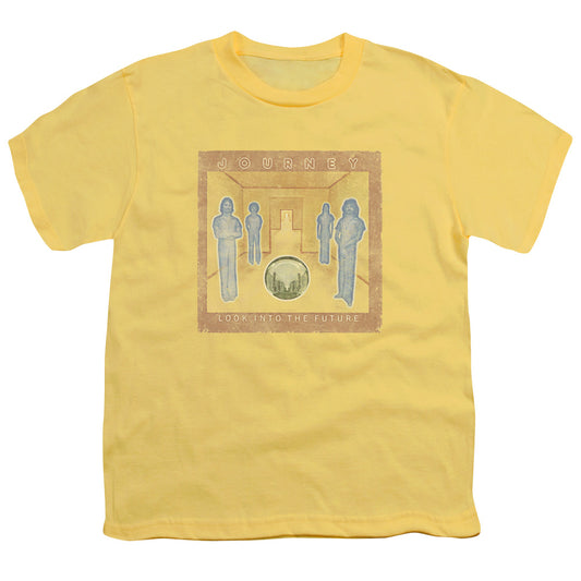 Journey Look Cover Kids Youth T Shirt Yellow