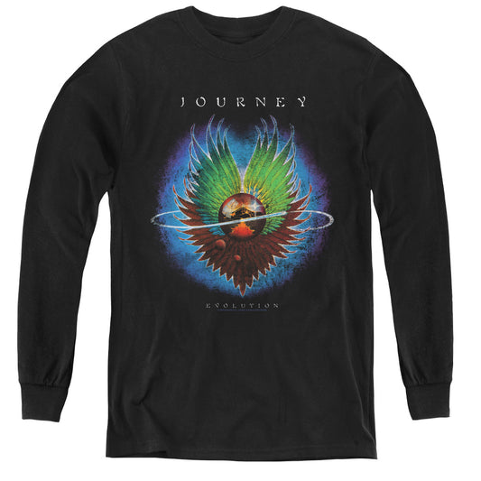 Journey Evolution Long Sleeve Kids Youth T Shirt Black