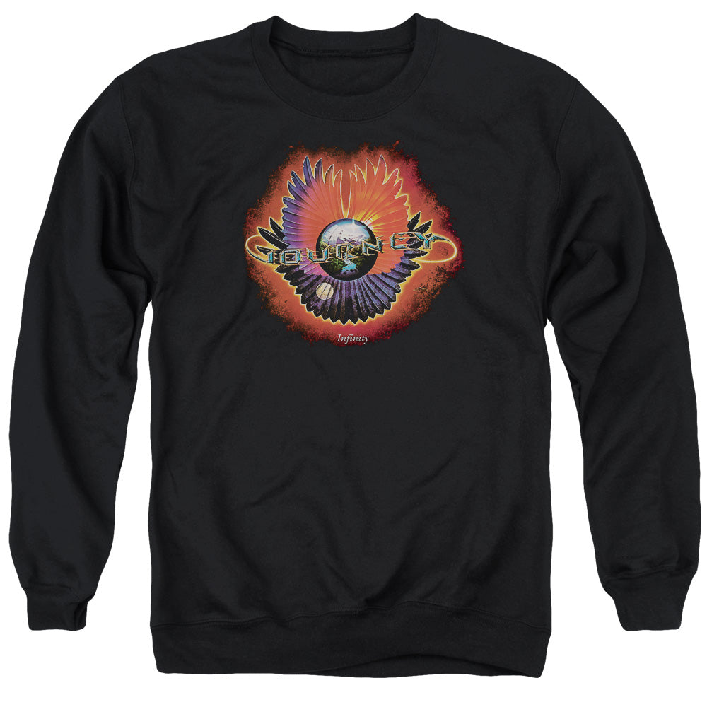 Journey Infinity Cover Mens Crewneck Sweatshirt Black