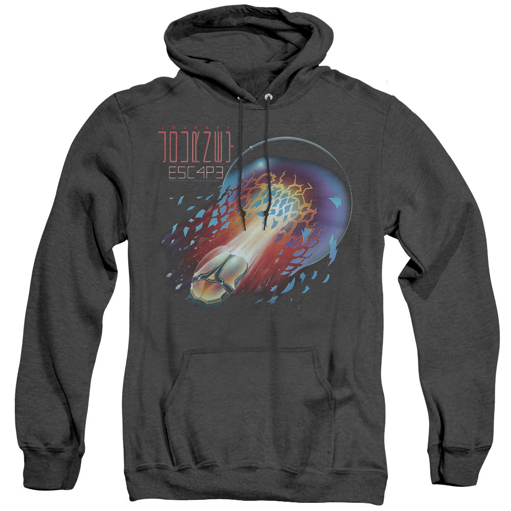 Journey Escape Heather Mens Hoodie Black