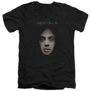 Billy Joel Piano Man Cover Mens Slim Fit V-Neck T Shirt Black