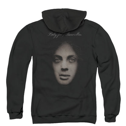 Billy Joel Piano Man Cover Back Print Zipper Mens Hoodie Black