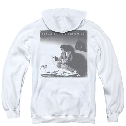 Billy Joel The Stranger Back Print Zipper Mens Hoodie White