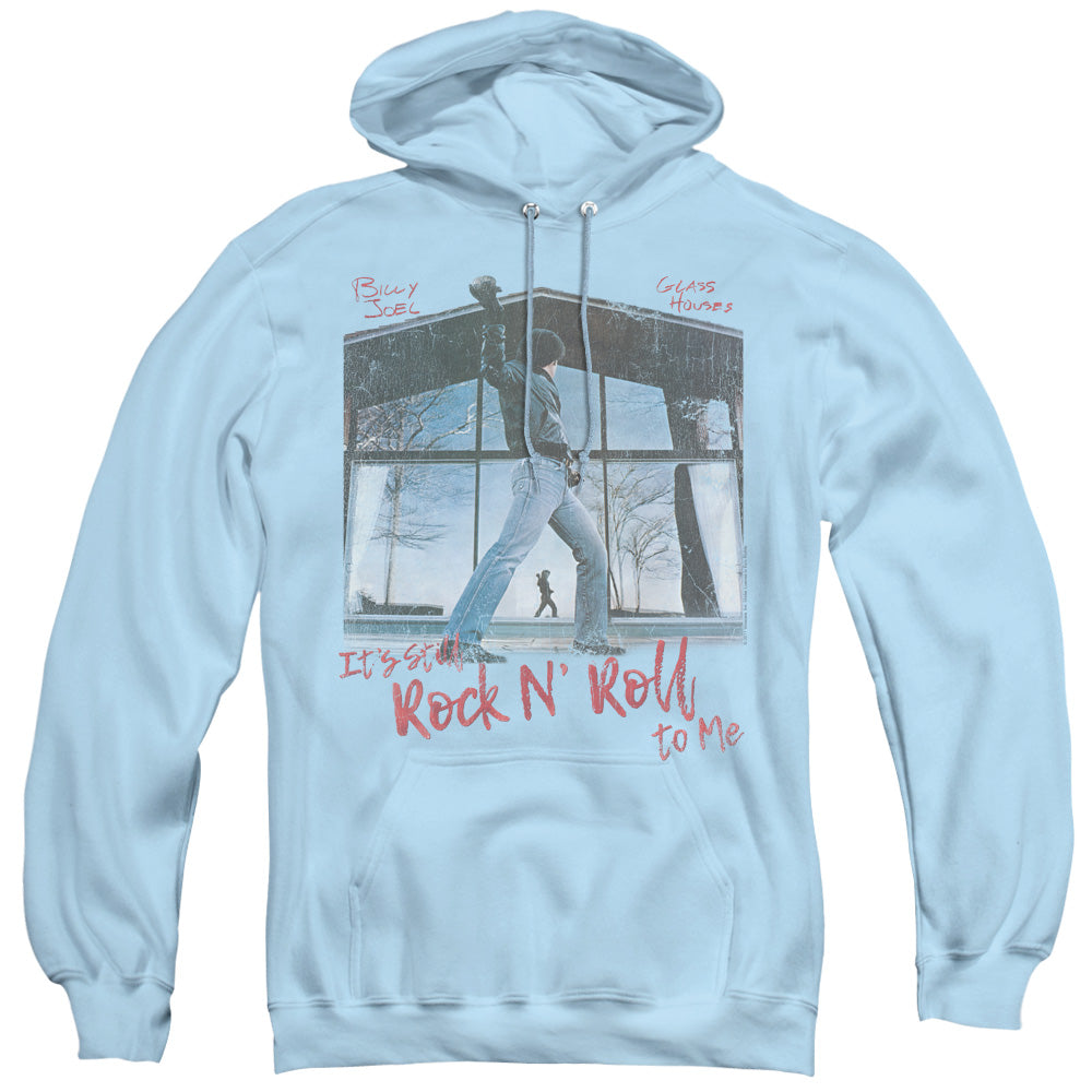 Billy Joel Glass Houses Mens Hoodie Light Blue