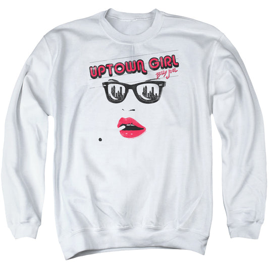 Billy Joel Uptown Girl Mens Crewneck Sweatshirt White