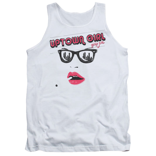 Billy Joel Uptown Girl Mens Tank Top Shirt White