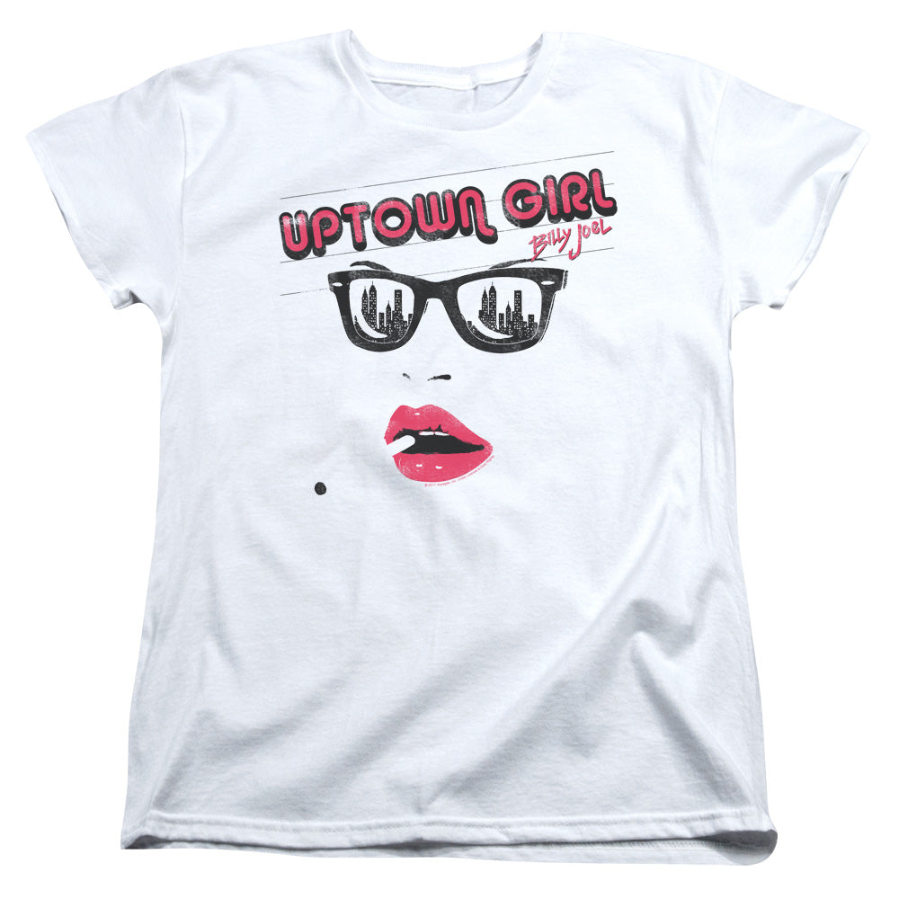 Billy Joel Uptown Girl Womens T Shirt White