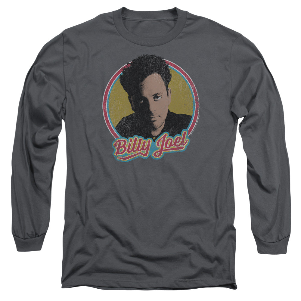 Billy Joel Billy Joel Mens Long Sleeve Shirt Charcoal