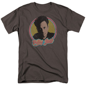 Billy Joel Billy Joel Mens T Shirt Charcoal