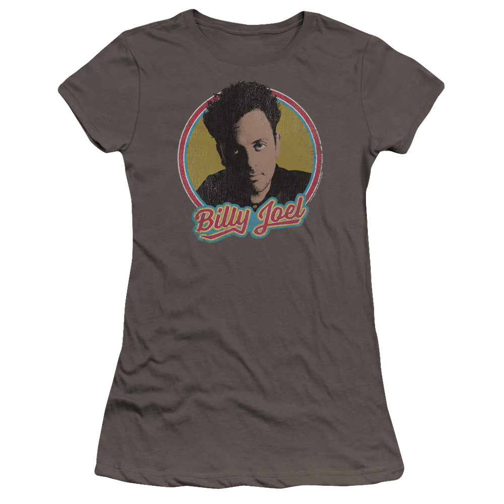 Billy Joel Billy Joel Junior Sheer Cap Sleeve Premium Bella Canvas Womens T Shirt Charcoal