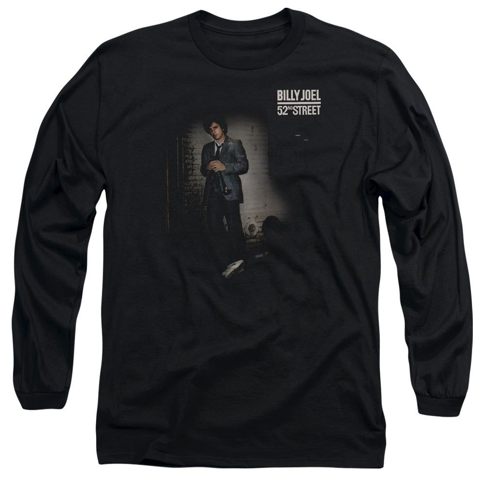 Billy Joel 52nd Street Mens Long Sleeve Shirt Black