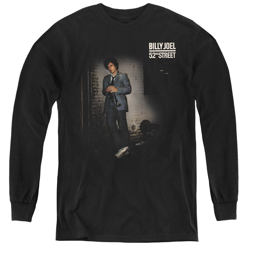 Billy Joel 52nd Street Long Sleeve Kids Youth T Shirt Black