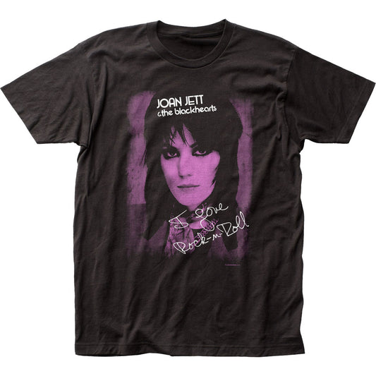 Joan Jett I Love Rock N Roll Mens T Shirt Black