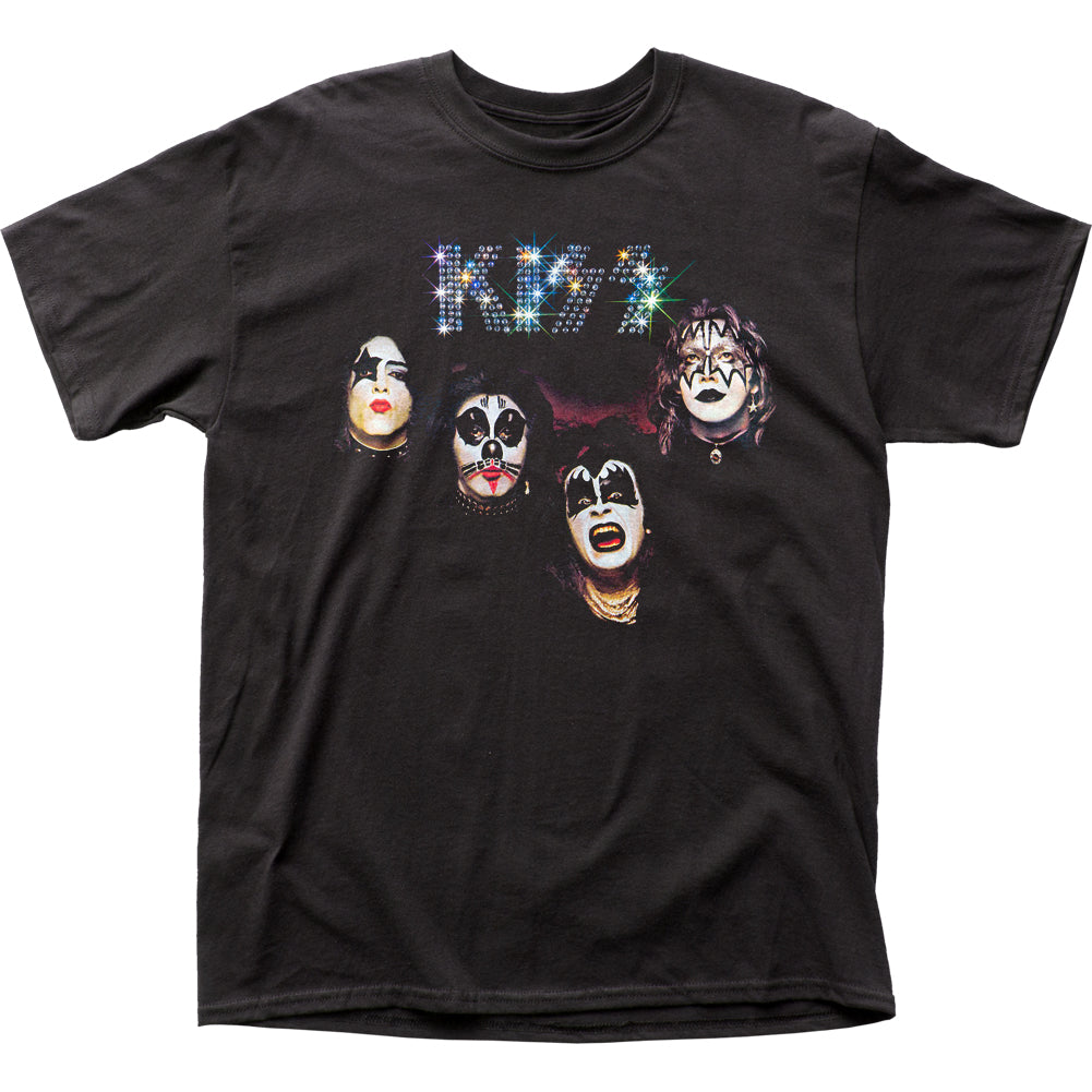 KISS Self-Titled Album Mens T Shirt Black