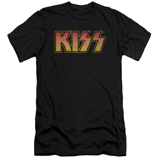 KISS Classic Premium Bella Canvas Slim Fit Mens T Shirt Black