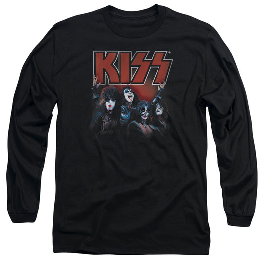 KISS Kings Mens Long Sleeve Shirt Black