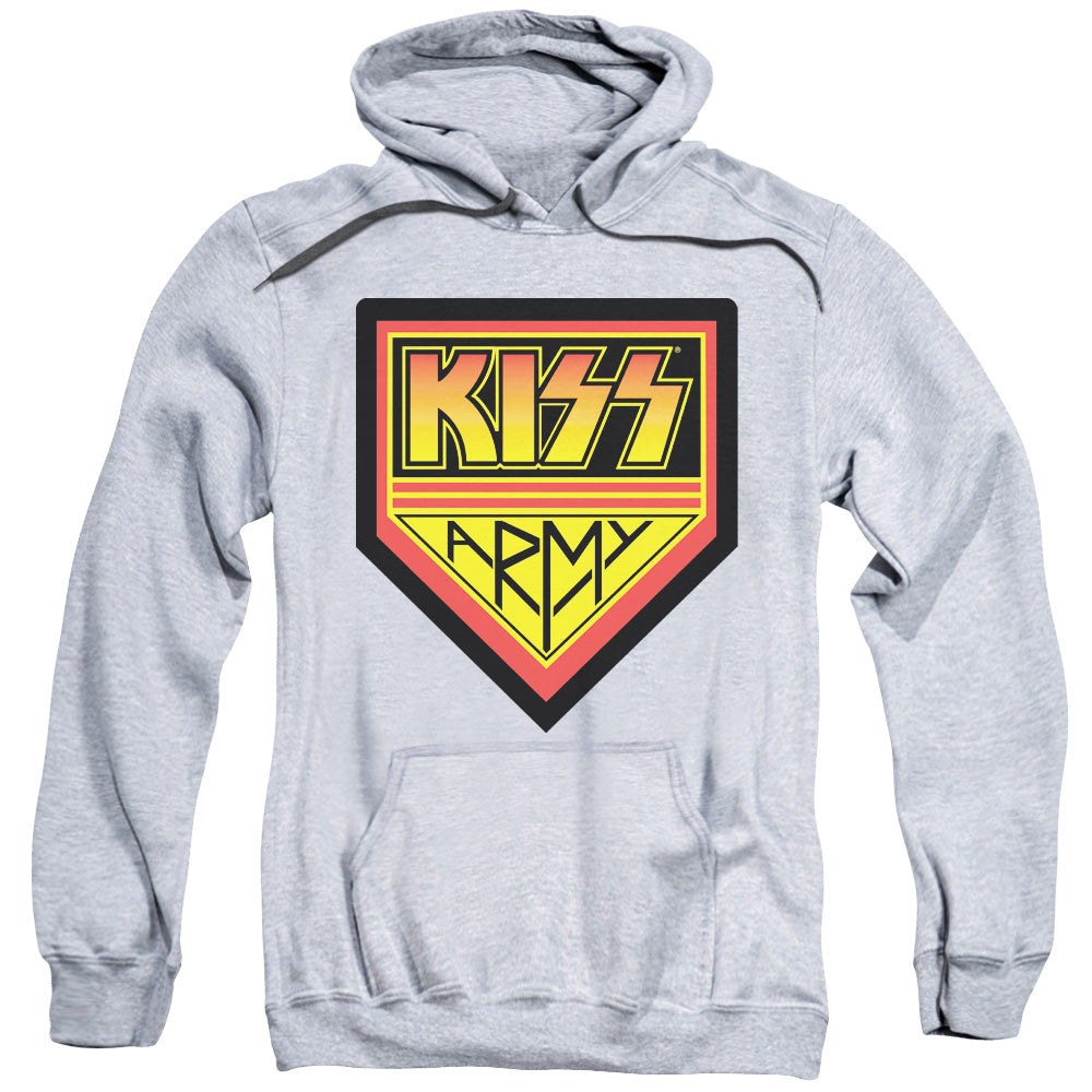 KISS Army Logo Mens Hoodie Athletic Heather